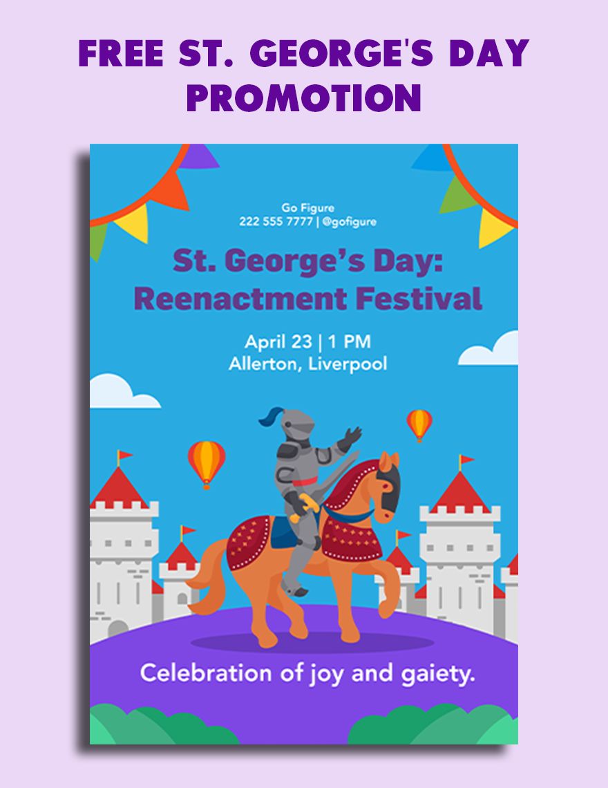 Free St. George's Day Promotion
