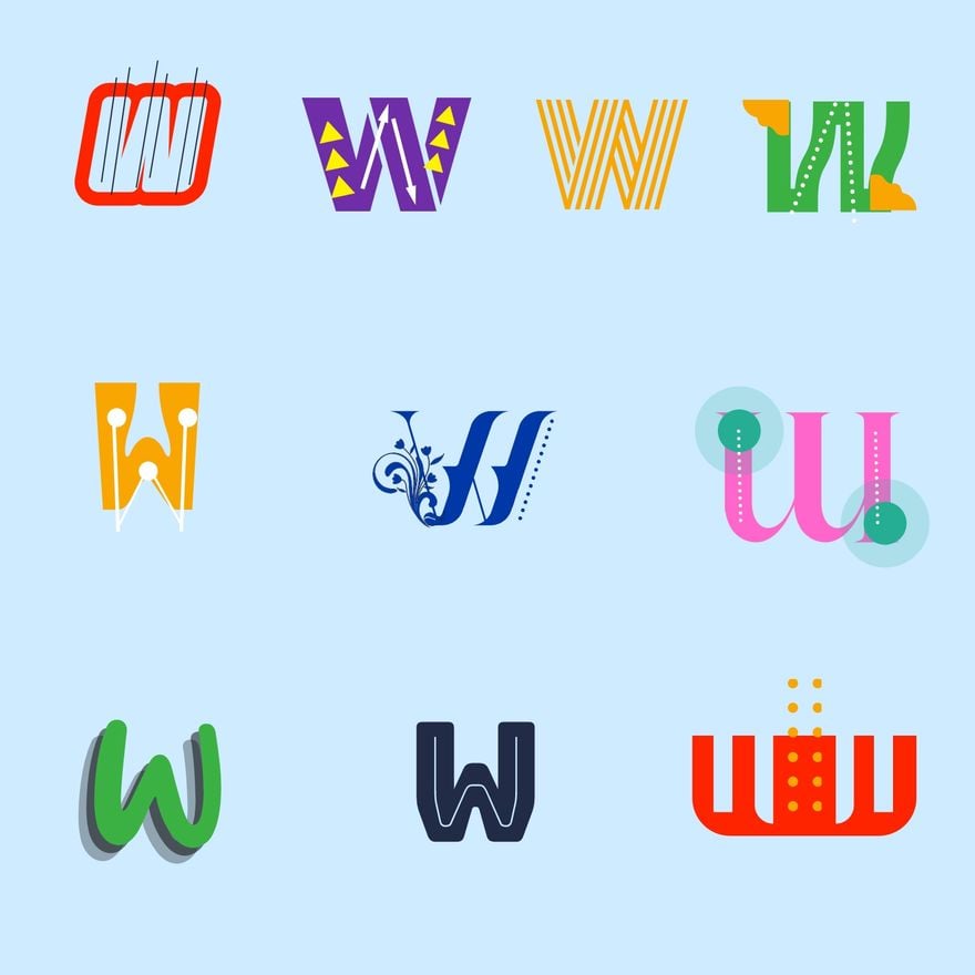 w-letter-design