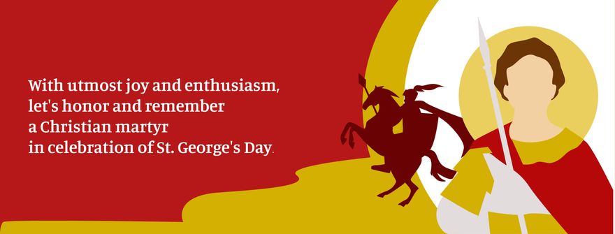 St. George's Day Facebook Cover Banner