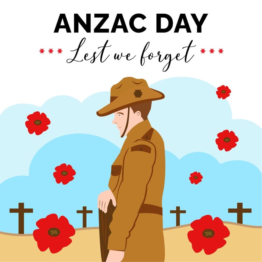 Anzac Day Illustration