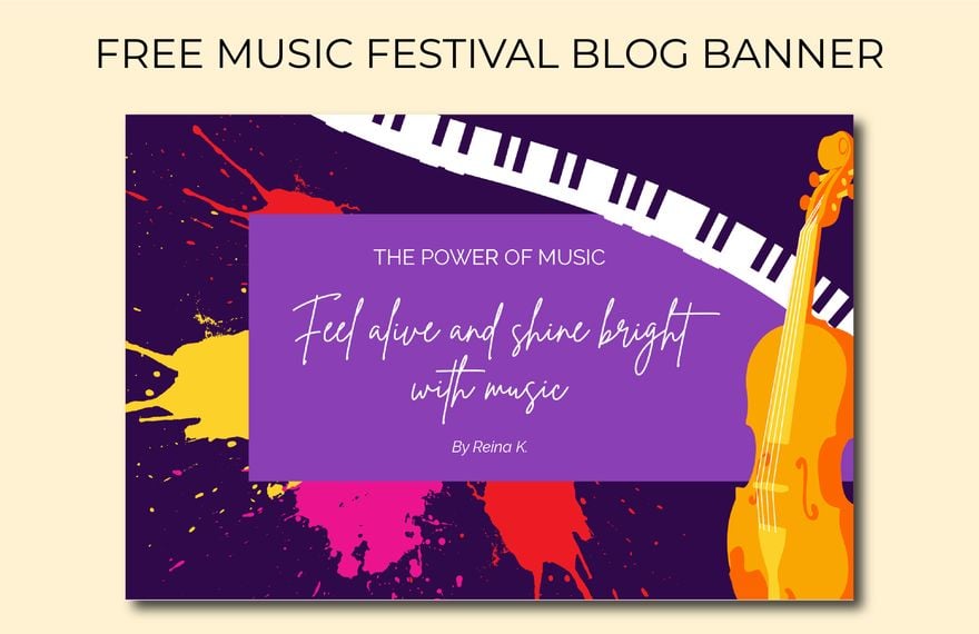 Music Festival Blog Banner
