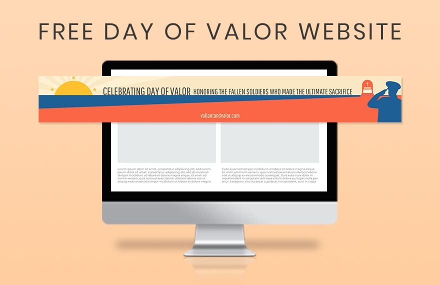 Day of Valor Website Banner
