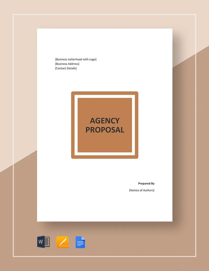 Agency Proposal Template