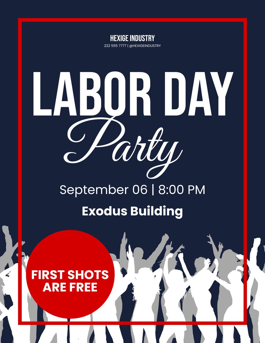 Party Labor Day Flyer
