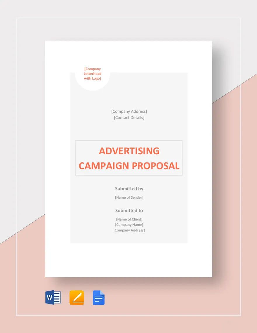 Campaign Proposal Template