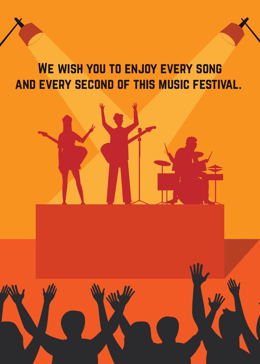 Music Festival Wishes in Word, Google Docs, Illustrator, PSD, EPS, SVG, JPG, PNG