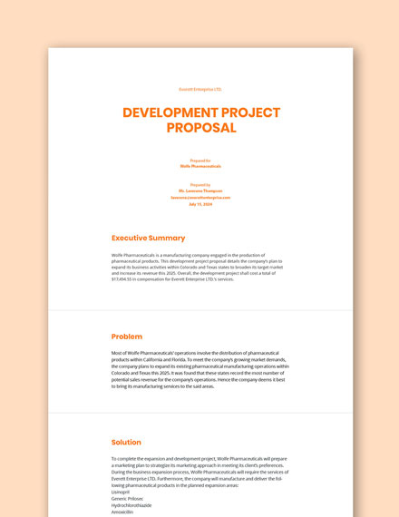 9  FREE Project Proposal Templates Google Docs Template net