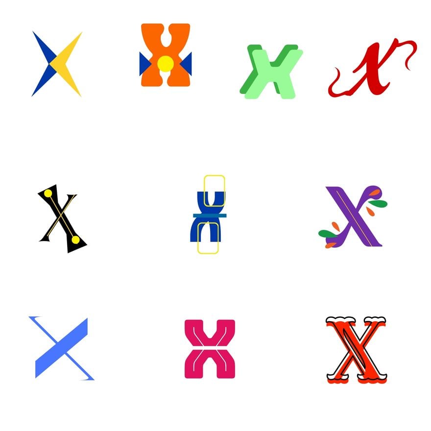 x-letter-design