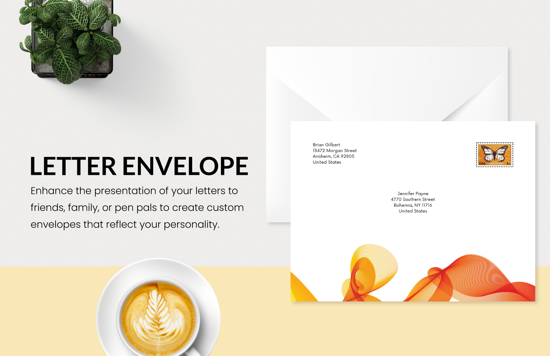 Letter Envelope in Word, Google Docs, PDF, Illustrator, PSD, EPS, SVG, PNG, JPEG