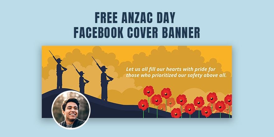 Anzac Day Facebook Cover Banner