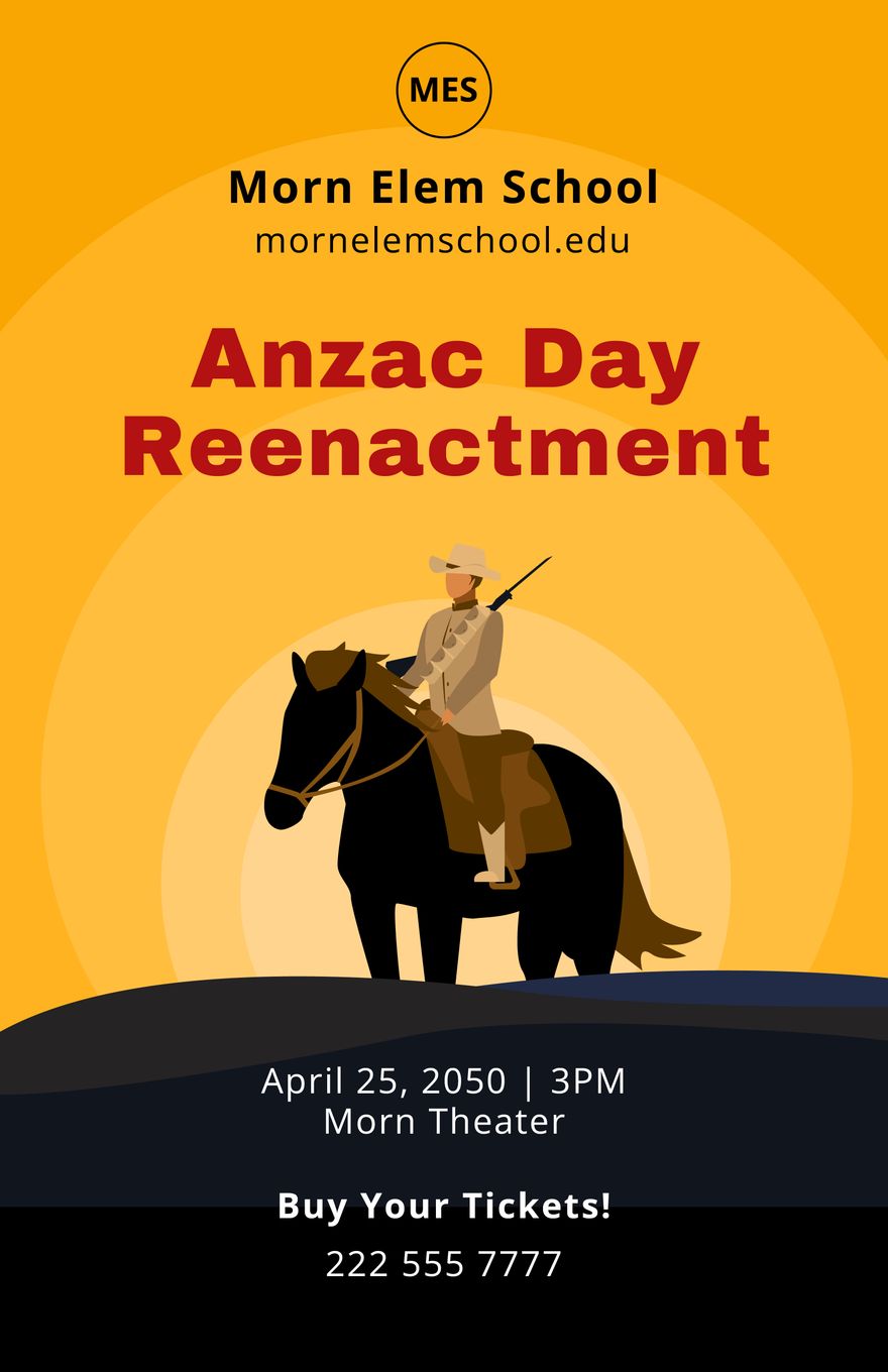 Anzac Day Poster
