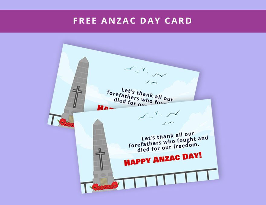 Anzac Day Card