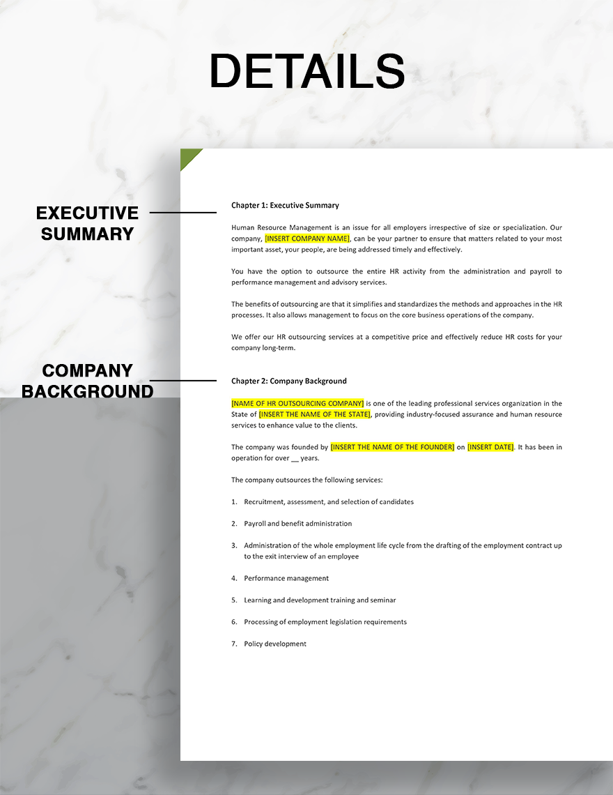 HR Proposal Template in Word Pages Google Docs Download Template net
