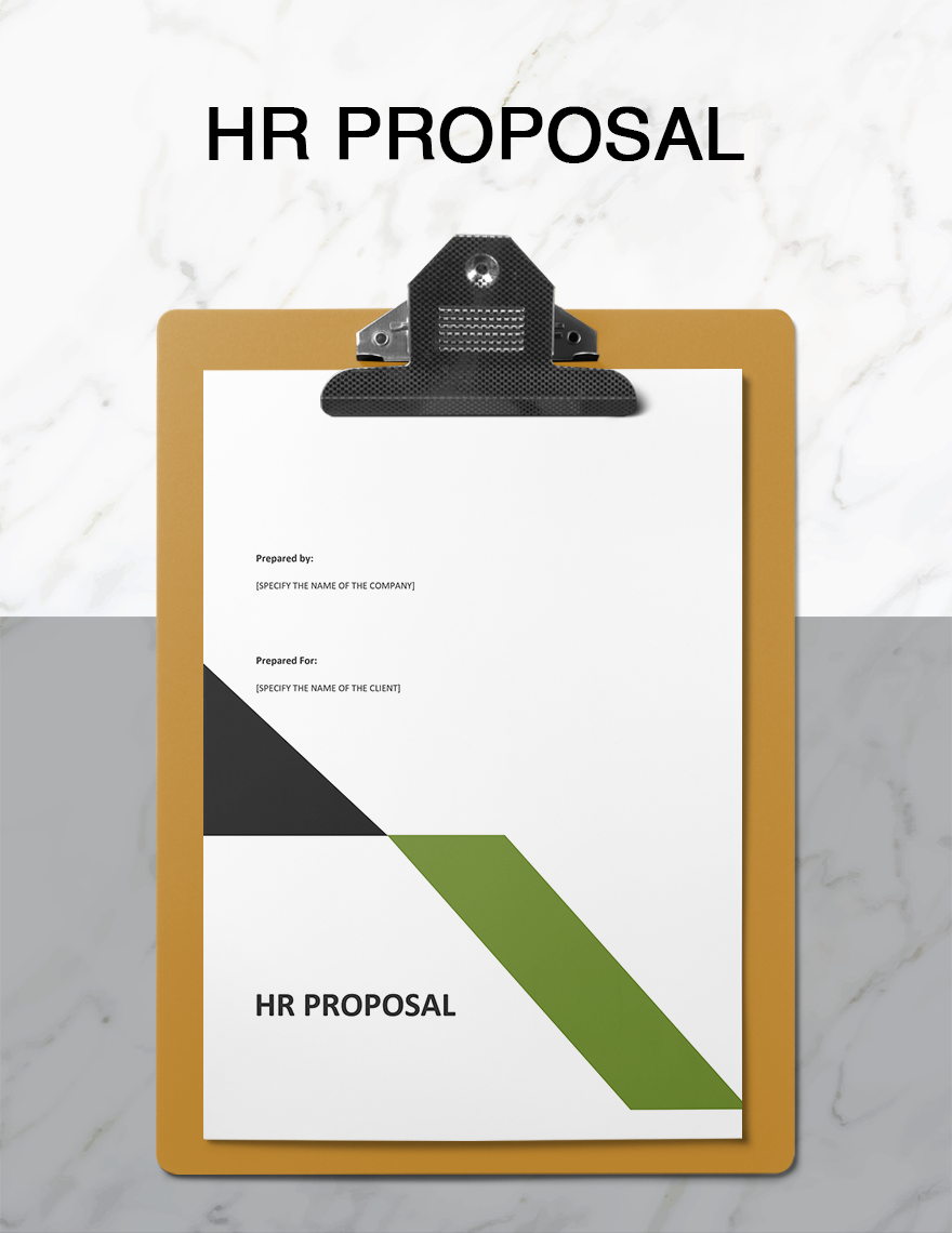 HR Proposal Template