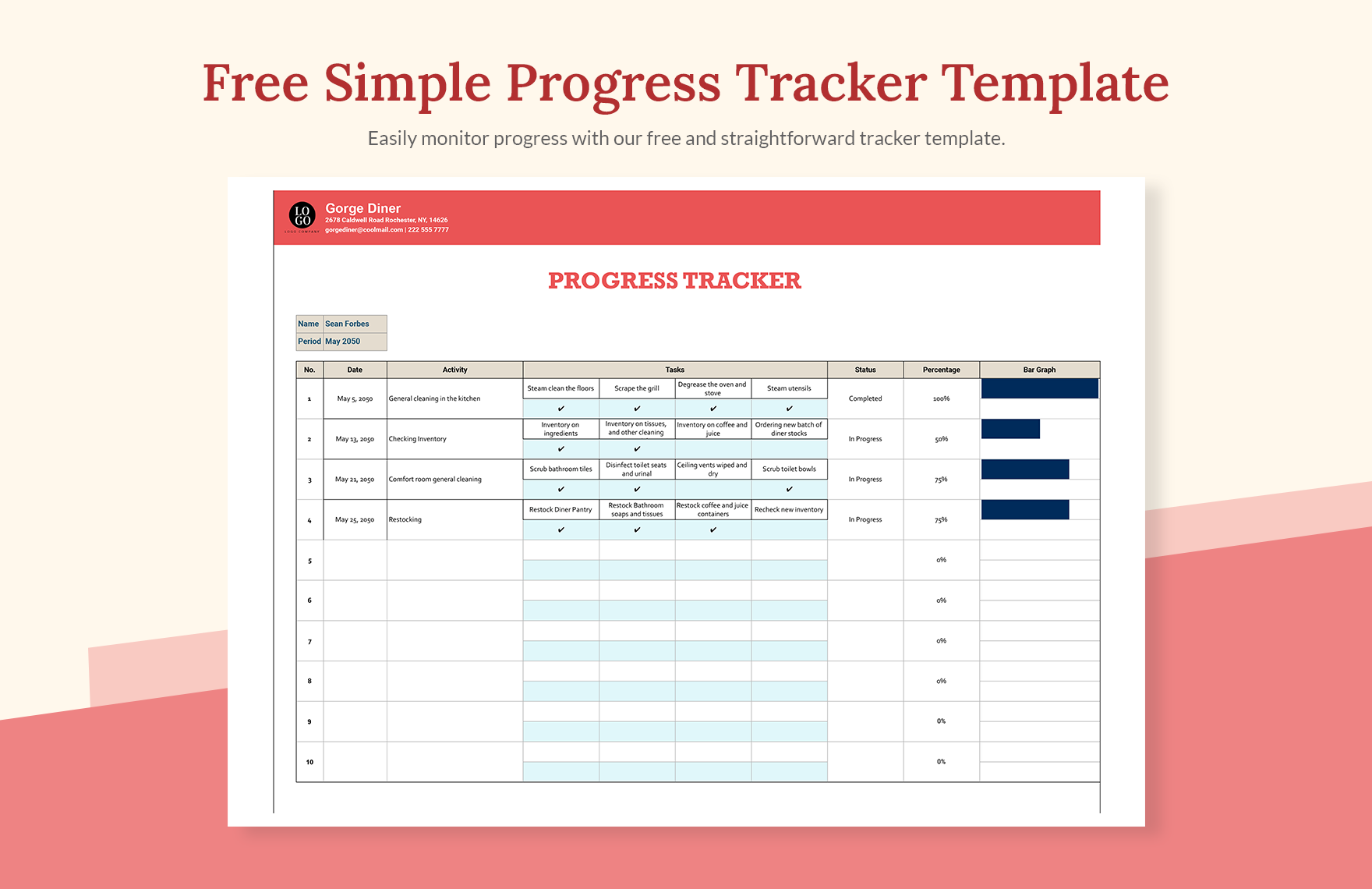 Simple Progress Tracker