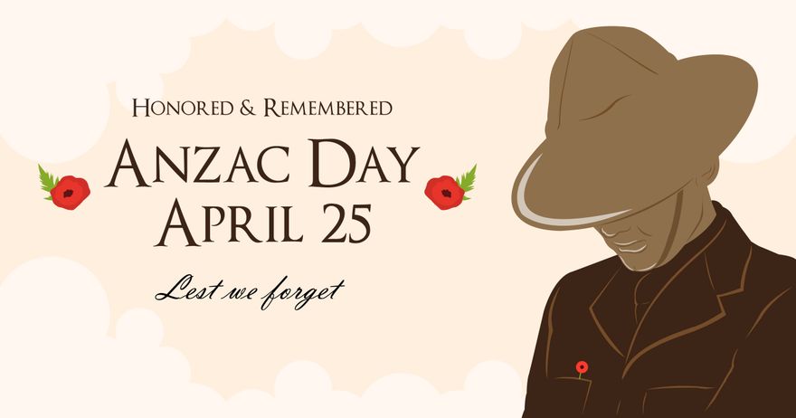 Anzac Day Facebook Post