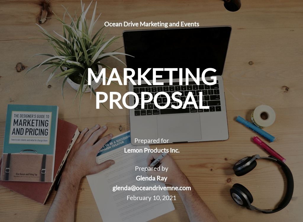 Marketing Proposal Template Google Docs, Web use this template as a