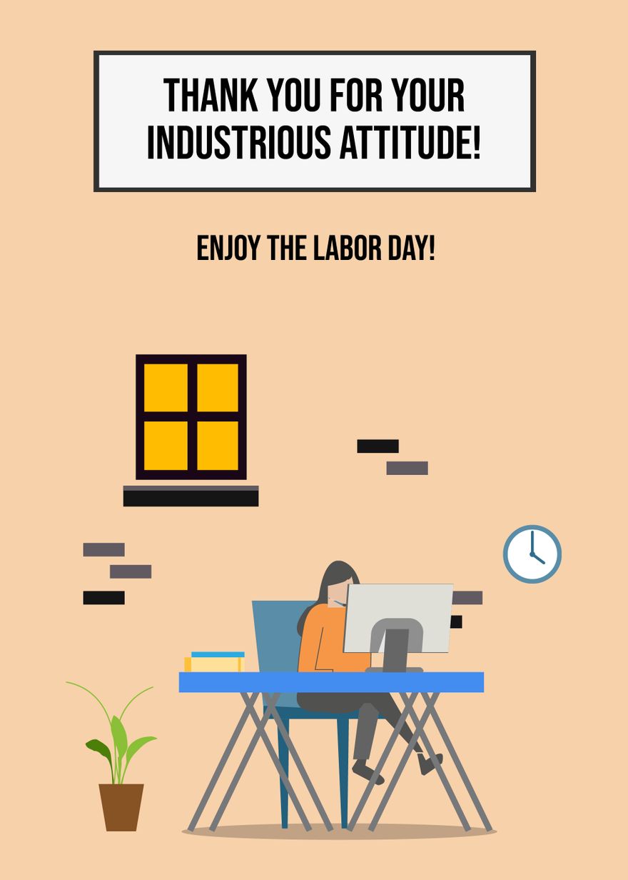 Labor Day Card