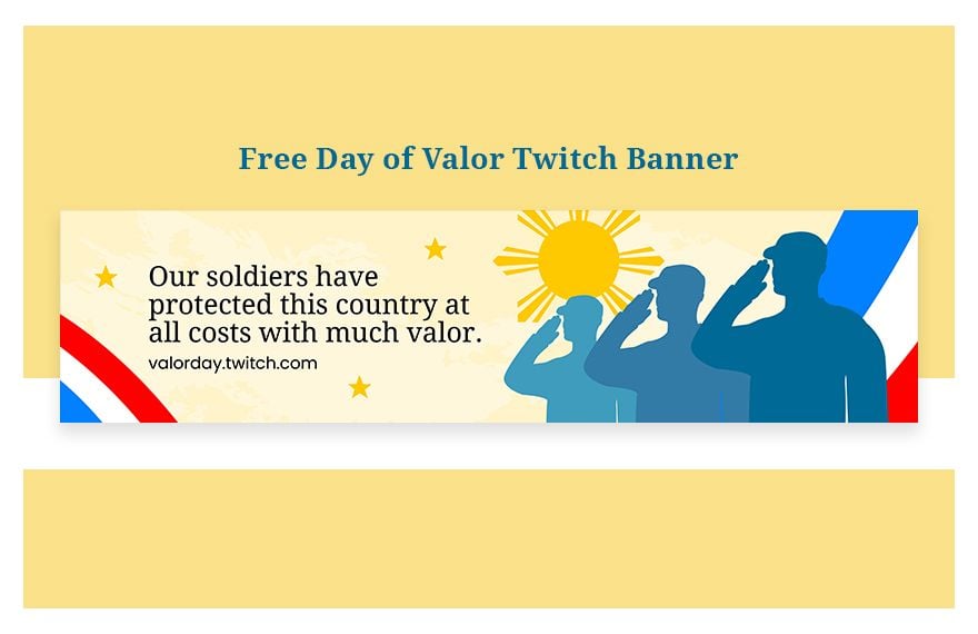 Day of Valor Twitch Banner
