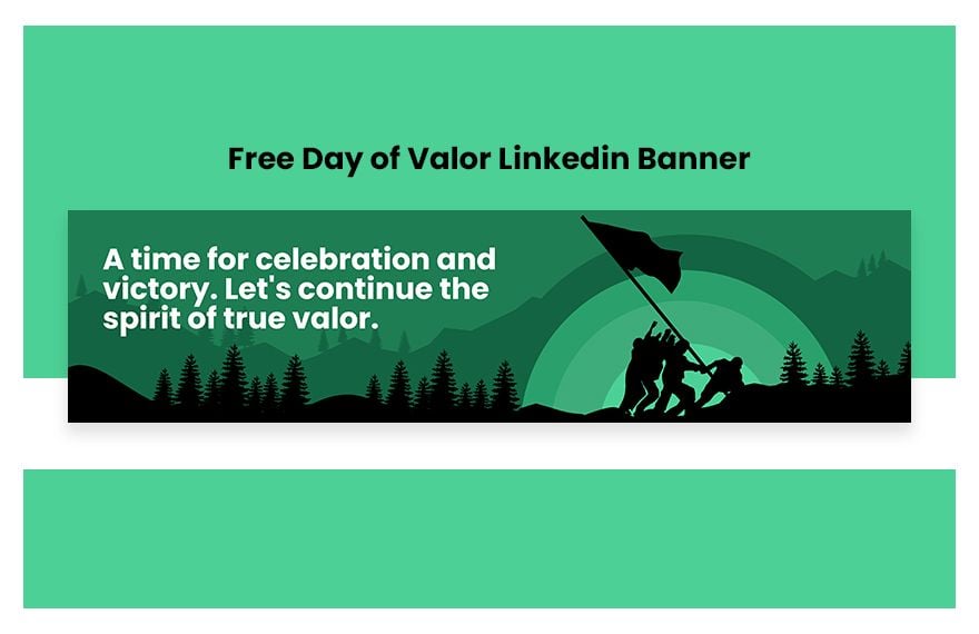 Day of Valor Linkedin Banner