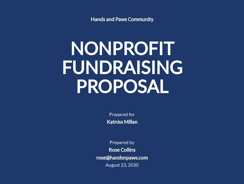 20+ Fundraising Templates - Free Downloads  Template.net For Fundraiser Proposal Template