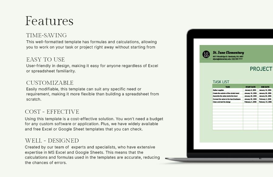 Project Progress Tracker Templates