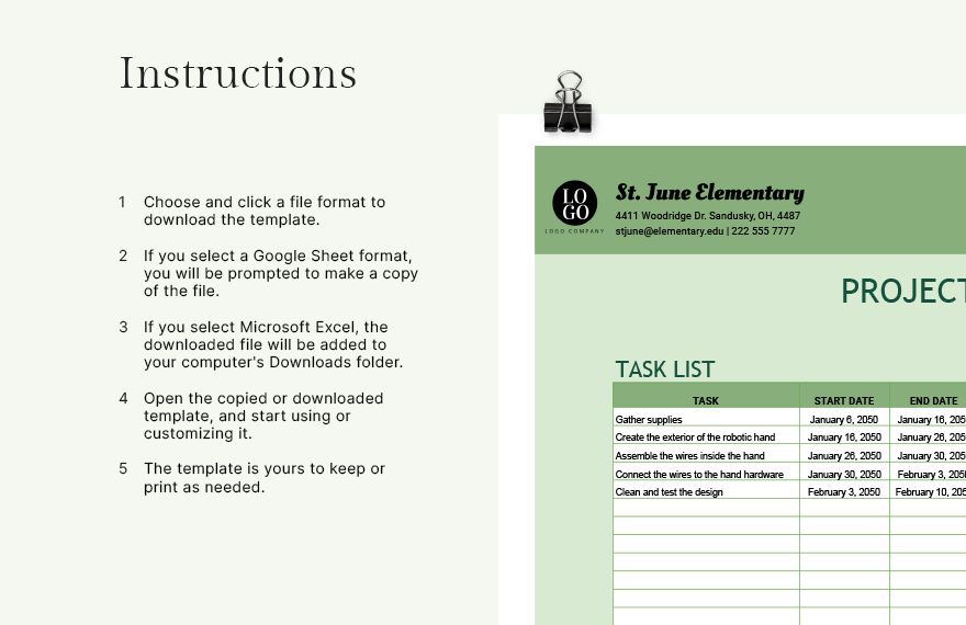 Project Progress Tracker Templates