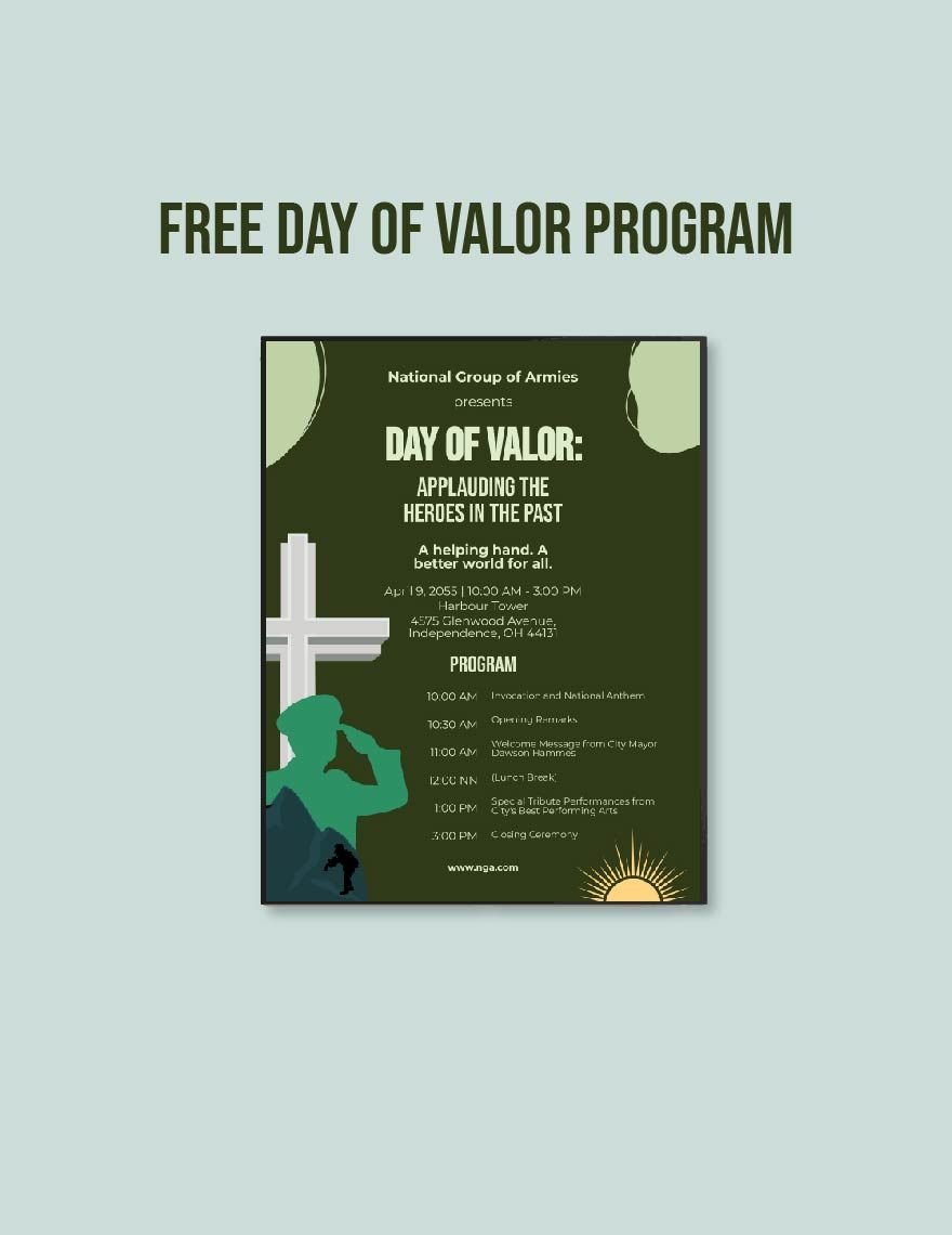 Day of Valor Program