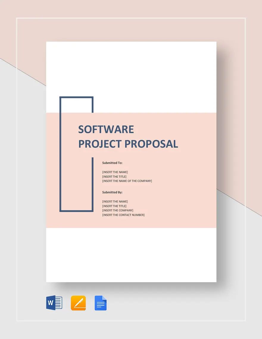 Software Project Proposal Template