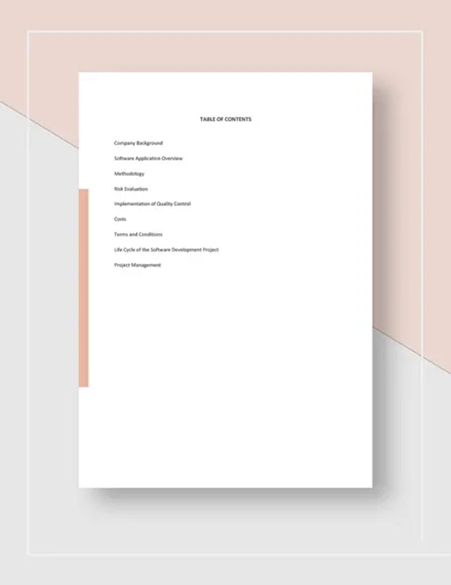 Software Project Proposal Template