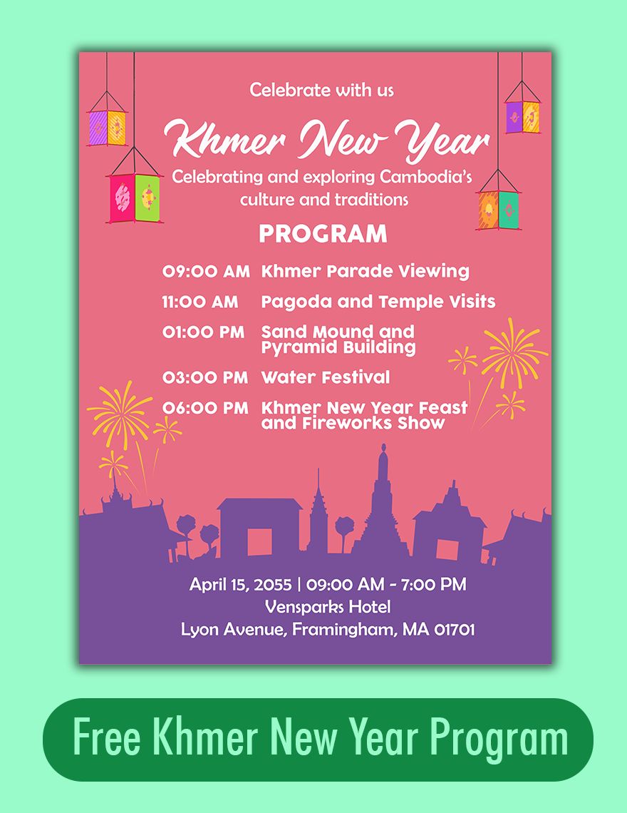 Free Khmer New Year Program