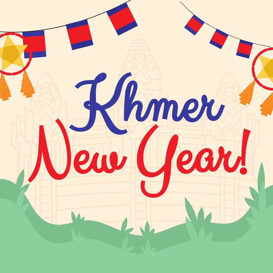 Free Khmer New Year Image in Illustrator, PSD, EPS, SVG, JPG, PNG