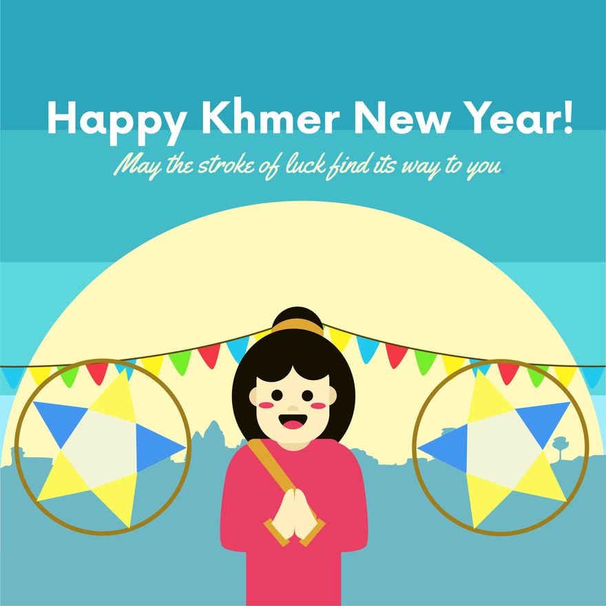 Khmer New Year Whatsapp Post