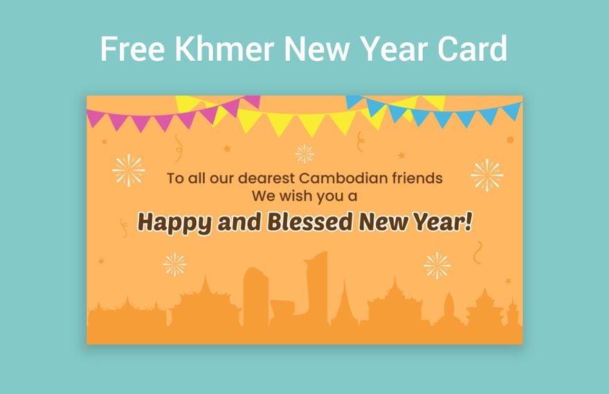 Khmer New Year Card
