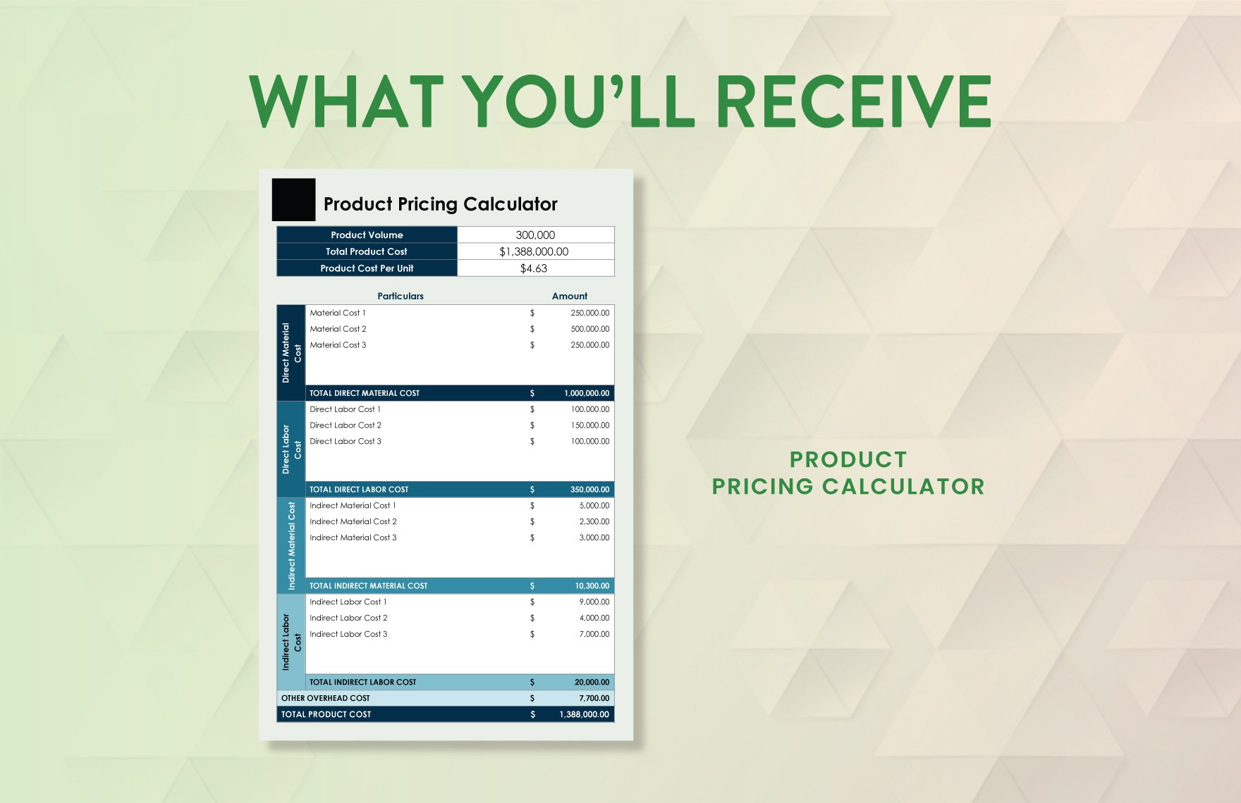 Product Pricing Calculator