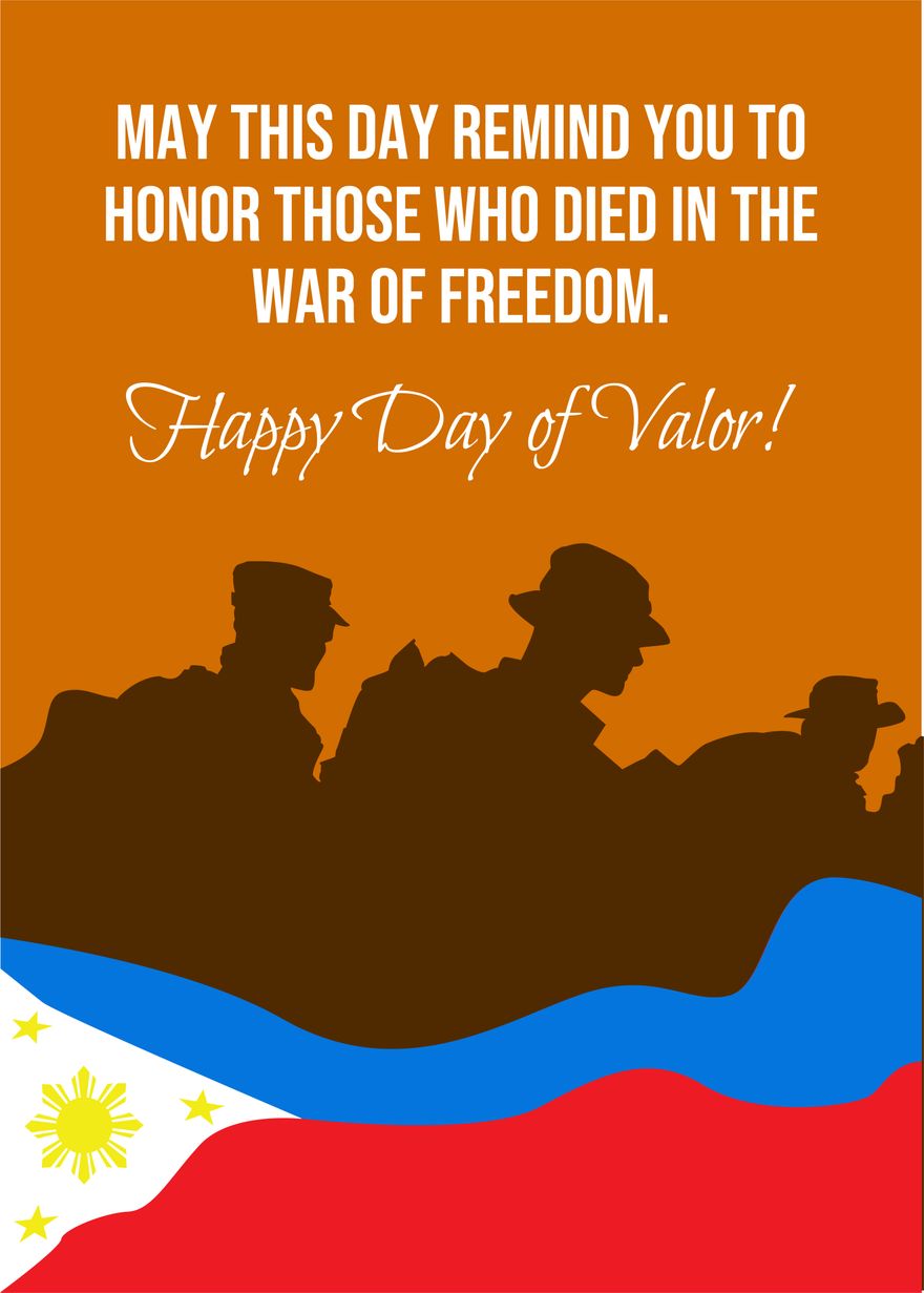 Day of Valor Greeting Card