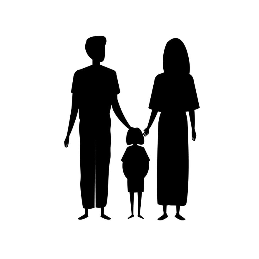 Free Parents Silhouette