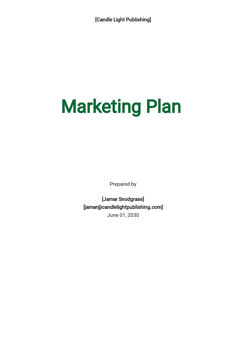Marketing Plan Executive Summary Template.jpe