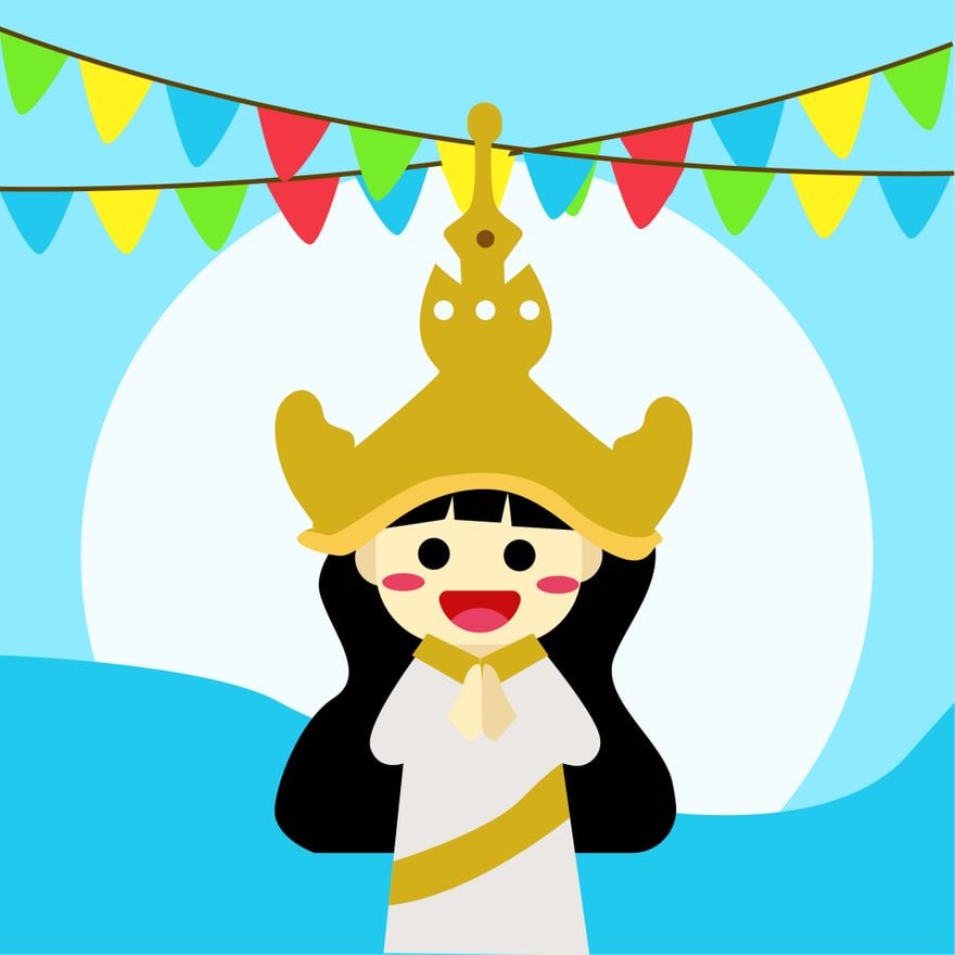 Free Khmer New Year Vector