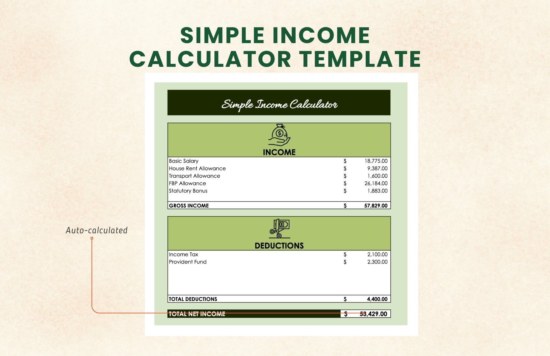 Simple Income Calculator