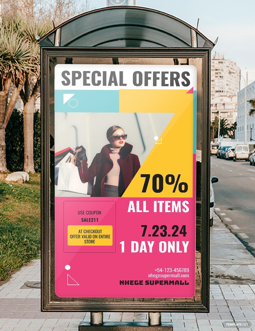 In-store Promotion Digital Signage Template