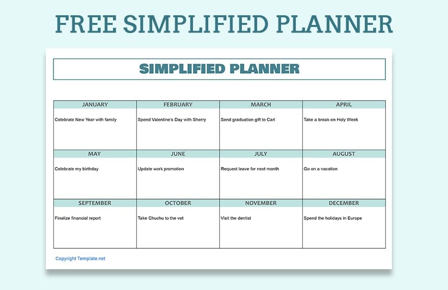Simplified Planner