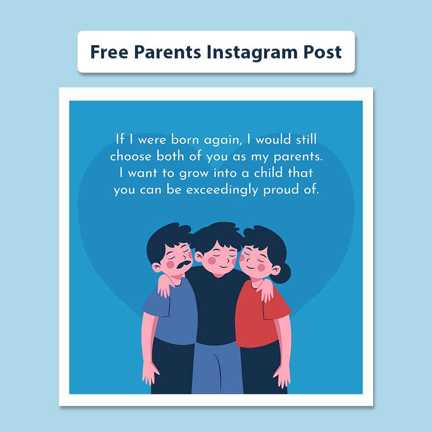 Parents Instagram Post
