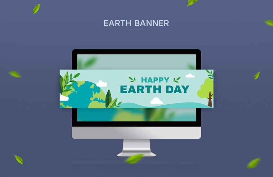 Earth Banner Template