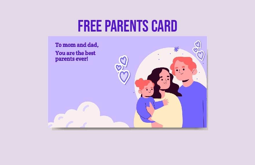 Parents Card