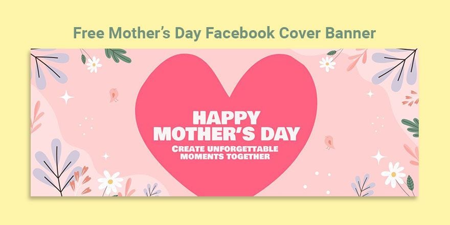 Mother's Day Facebook Cover Banner