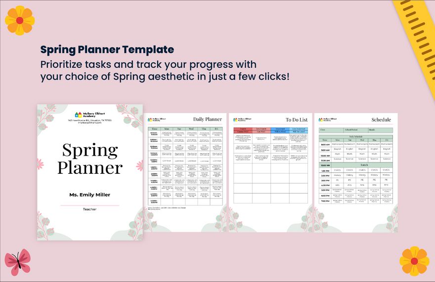 100+ Spring Teacher Resource Templates