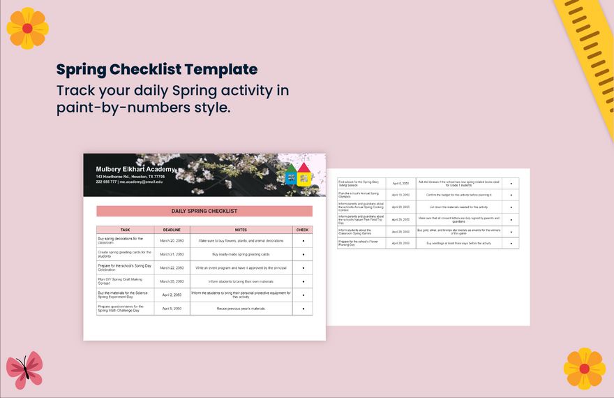 100+ Spring Teacher Resource Templates