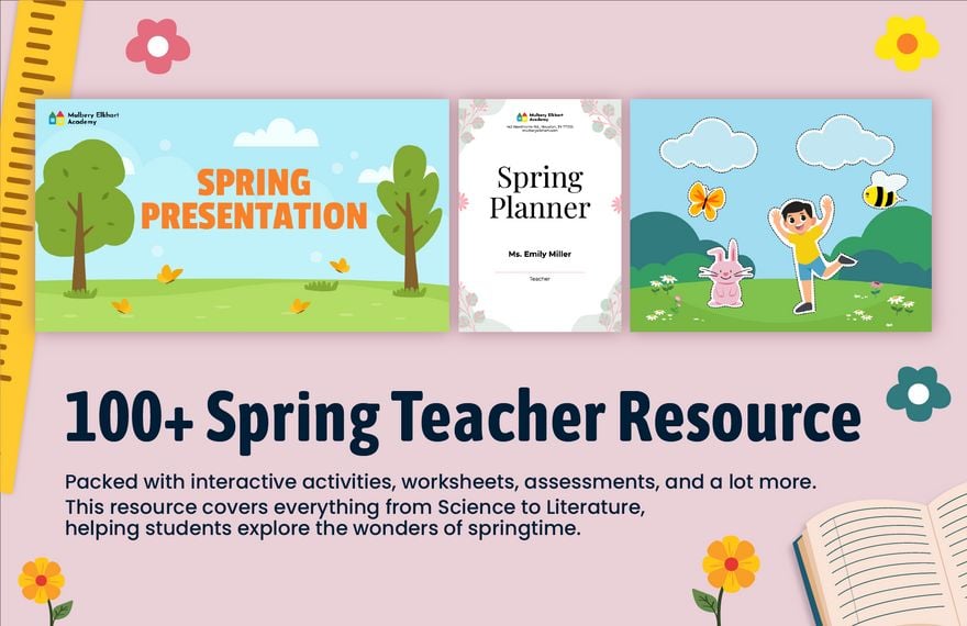 100+ Spring Teacher Resource Templates