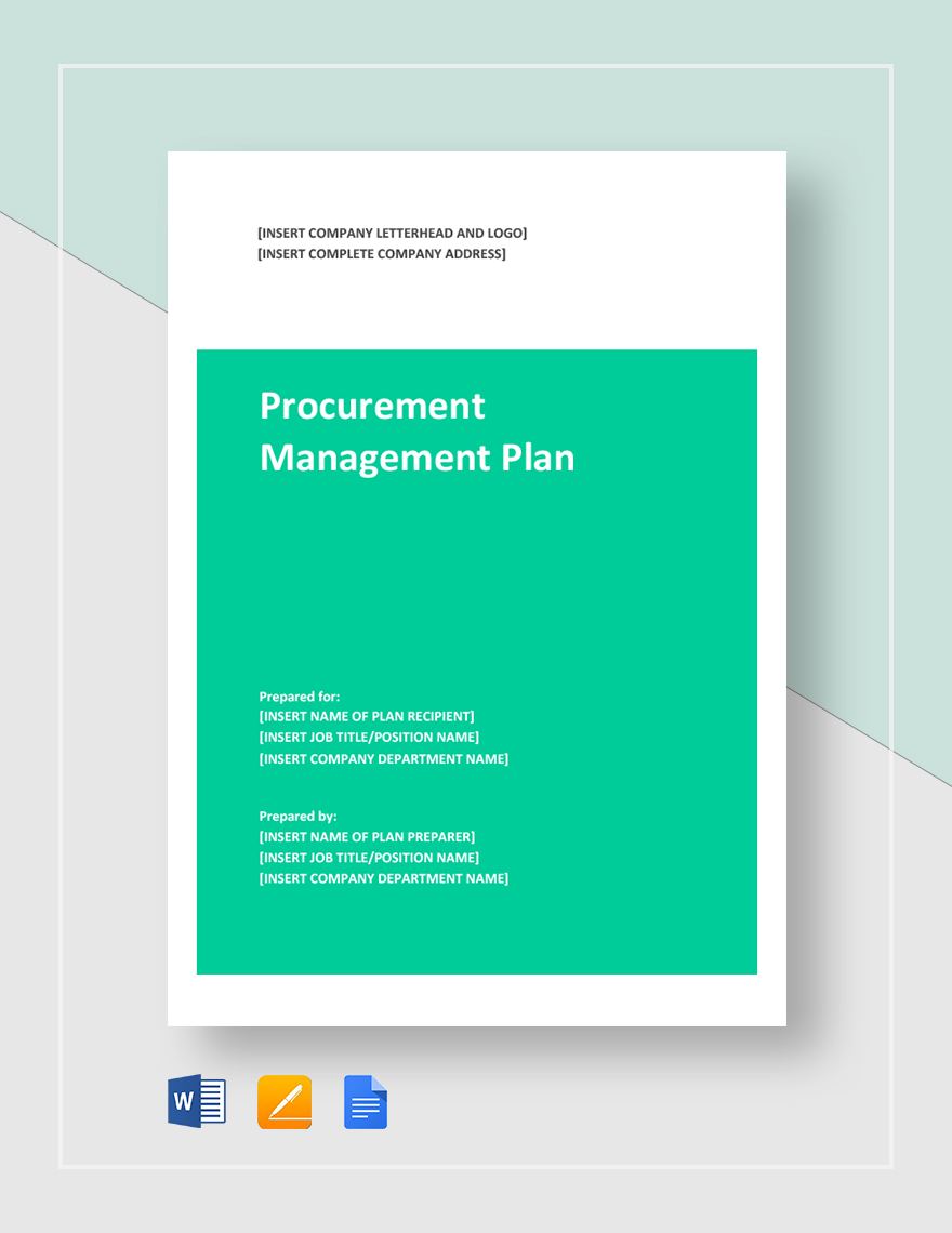 procurement-management-plan-template-google-docs-word-apple-pages